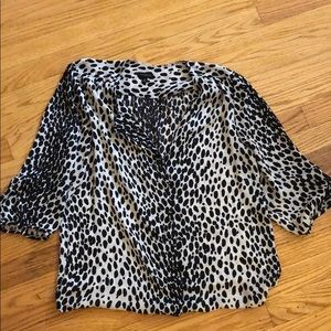 Animal print top